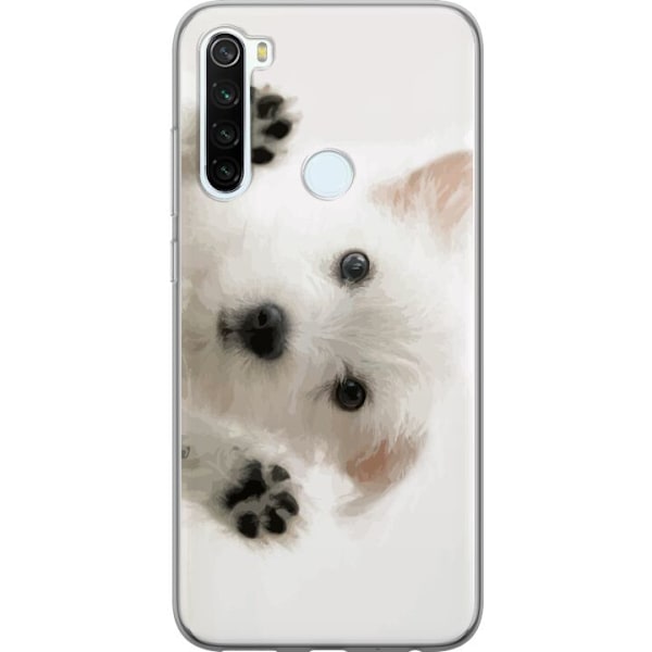 Xiaomi Redmi Note 8 Genomskinligt Skal Hund