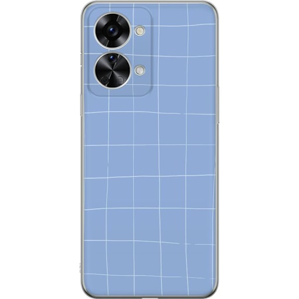 OnePlus Nord 2T Gennemsigtig cover Blåt net