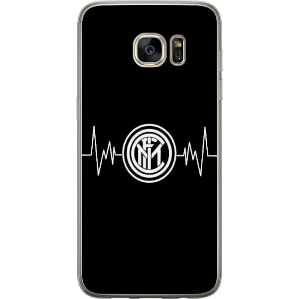 Samsung Galaxy S7 edge Gennemsigtig cover Inter Milan