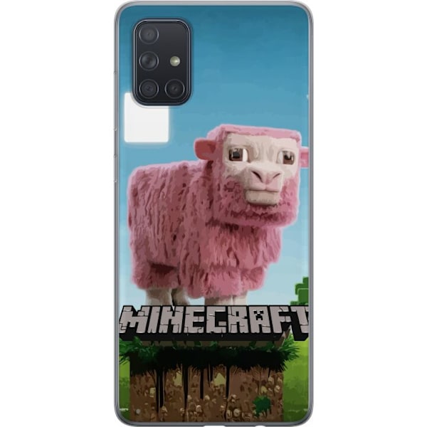 Samsung Galaxy A71 Gennemsigtig cover A Minecraft Movie