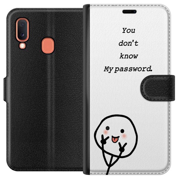 Samsung Galaxy A20e Plånboksfodral You Don’t Know My Passwo