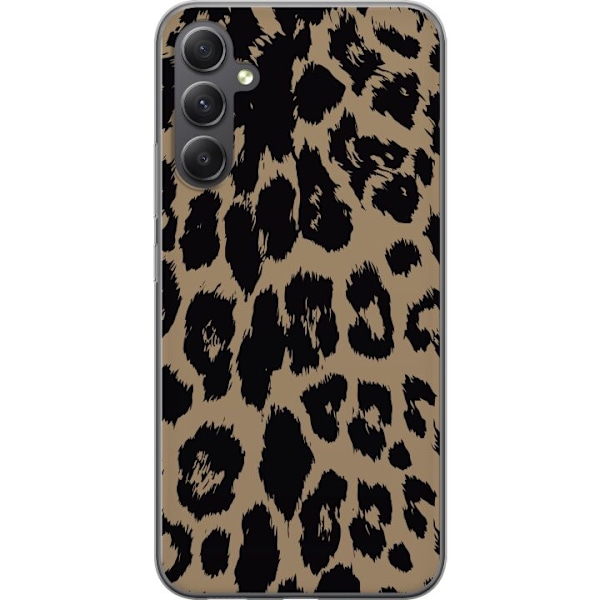 Samsung Galaxy A05s Genomskinligt Skal Leopard