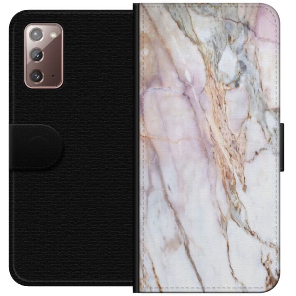 Samsung Galaxy Note20 Plånboksfodral Marmor