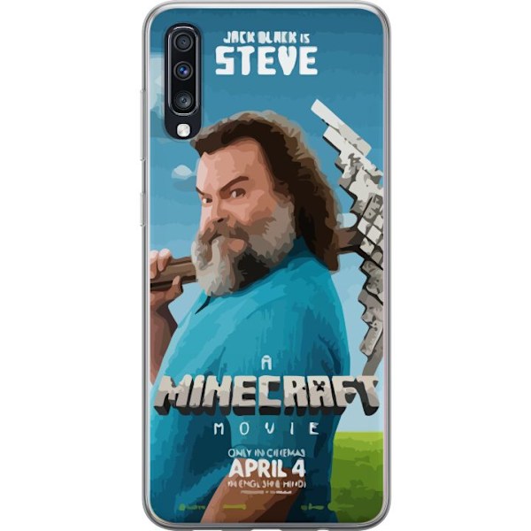 Samsung Galaxy A70 Läpinäkyvä kuori Minecraft-elokuva