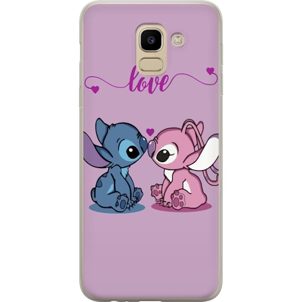 Samsung Galaxy J6 Gennemsigtig cover Lilo & Stitch – Angel E