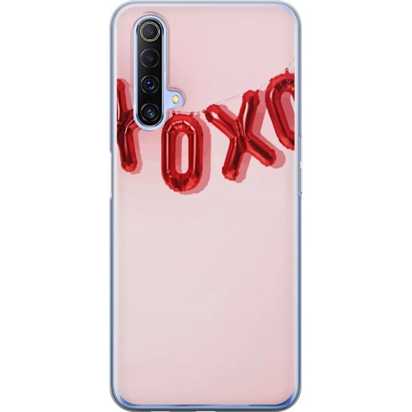 Realme X50 5G Läpinäkyvä kuori Ystävänpäivä XOXO