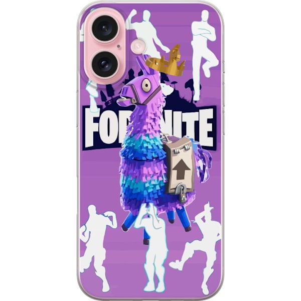 Apple iPhone 16 Gennemsigtig cover Fortnite