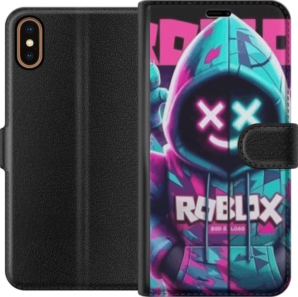 Kompatibelt Plånboksfodral till Apple iPhone X Roblox | Marshmello