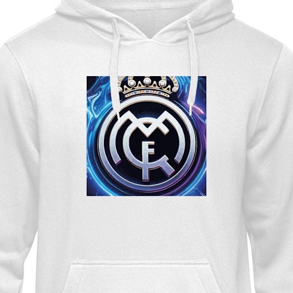 Børne-Hoodie | Blød Hættetrøje til Børn Real Madrid hvid 12-13 År