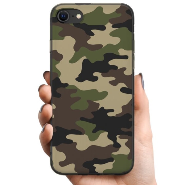 Apple iPhone SE (2020) TPU Mobilcover Militær