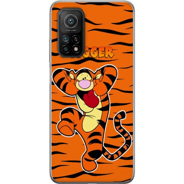 Xiaomi Mi 10T 5G Gennemsigtig cover Tiger