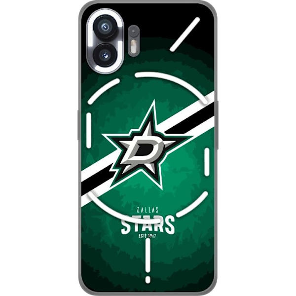 Nothing Phone (2) Gennemsigtig cover Dallas Stars (NHL)