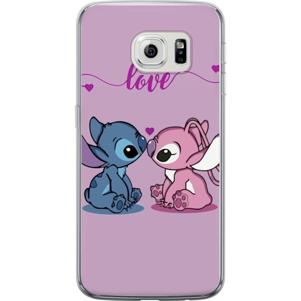 Samsung Galaxy S6 edge Gjennomsiktig deksel Lilo & Stitch –