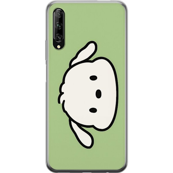 Huawei P smart Pro 2019 Genomskinligt Skal Snoopy Flip