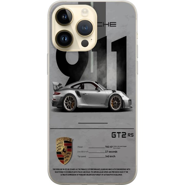 Apple iPhone 14 Pro Max Läpinäkyvä kuori Porsche 911