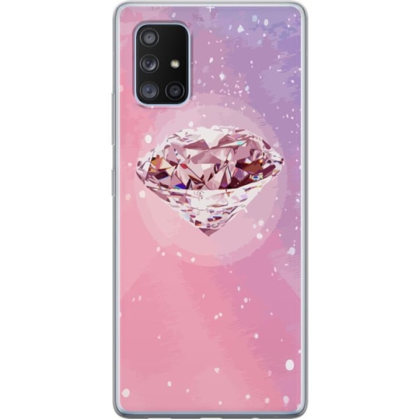 Samsung Galaxy A71 5G Gennemsigtig cover Glitter Diamant