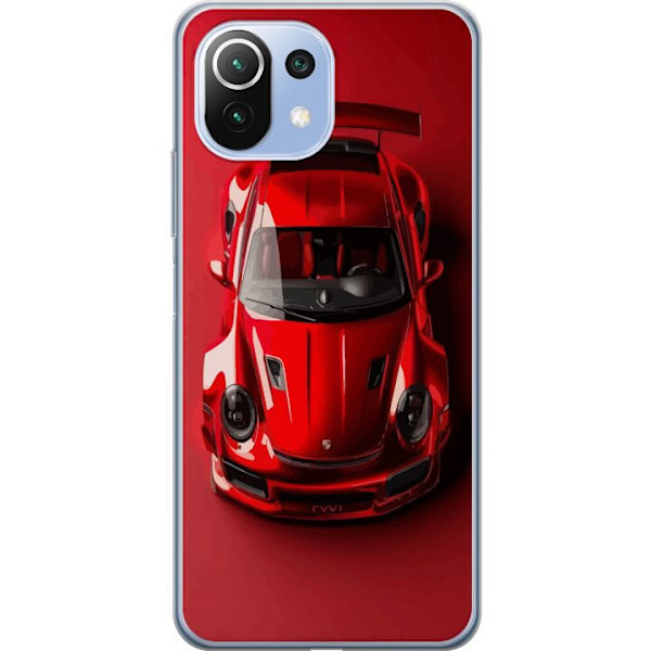 Xiaomi Mi 11 Lite Läpinäkyvä kuori Porsche