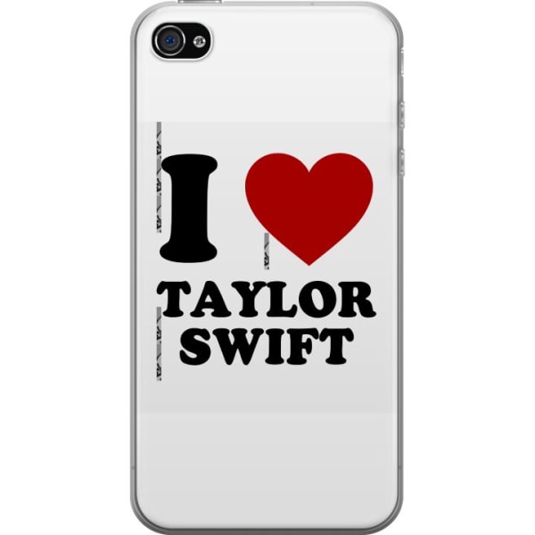 Apple iPhone 4 Genomskinligt Skal Taylor Swift