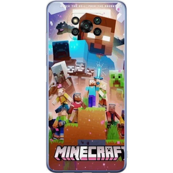 Xiaomi Poco X3 Pro Genomskinligt Skal Minecraft