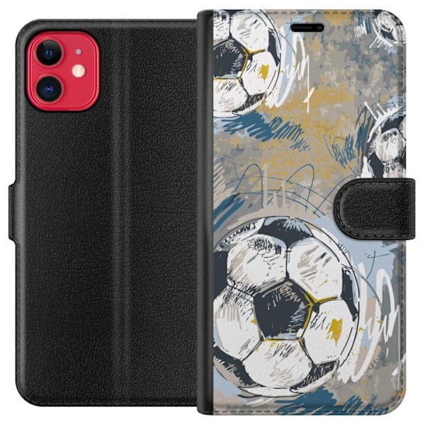 Apple iPhone 11 Lommeboketui Fotball