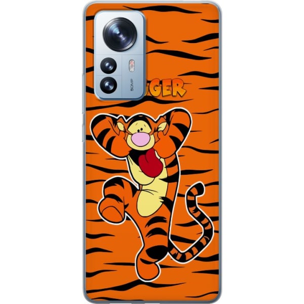 Xiaomi 12 Pro Gennemsigtig cover Tiger