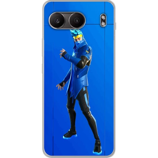 OnePlus Nord 4 Läpinäkyvä kuori Fortnite - Ninja Blue