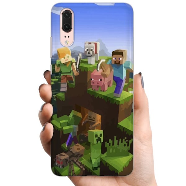Huawei P20 TPU Mobilskal MineCraft