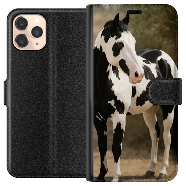 Apple iPhone 11 Pro Plånboksfodral Vacker Häst – elegant i