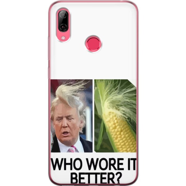 Huawei Y7 (2019) Gennemsigtig cover Trump