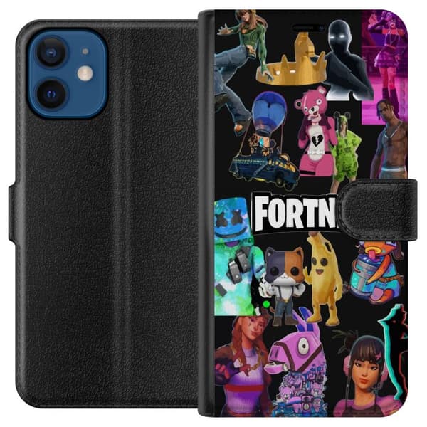 Kompatibelt Plånboksfodral till Apple iPhone 12 mini Fortnite
