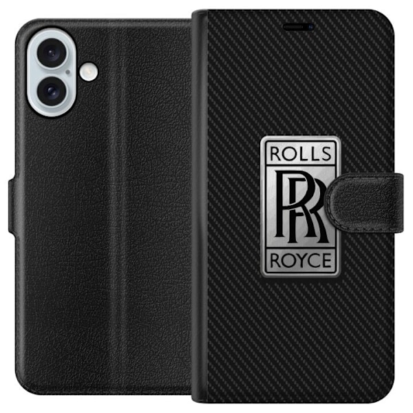 Apple iPhone 16 Plus Lompakkokotelo Rolls Royce