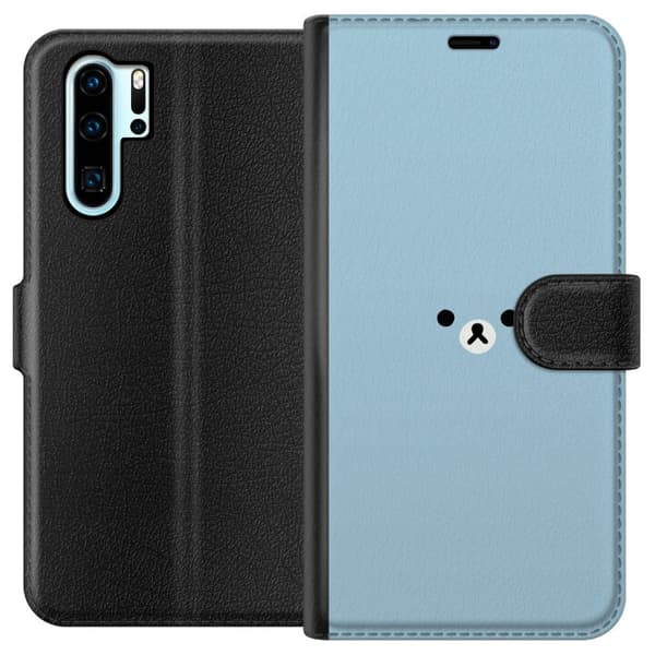 Kompatibelt Lommeboketui til Huawei P30 Pro Blå bamse