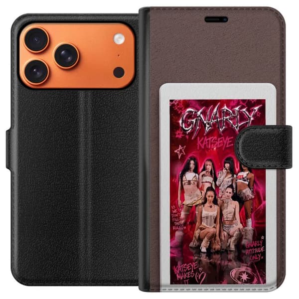 Kompatibel Tegnebogsetui til Apple iPhone 17 Pro Max KATSEYE pink