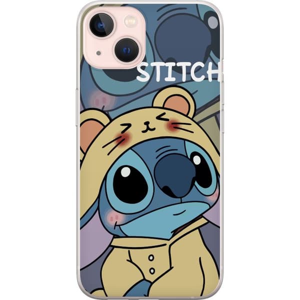 Kompatibelt Mobildeksel til Apple iPhone 13 Stitch med surfbrett søt blå alien Disney