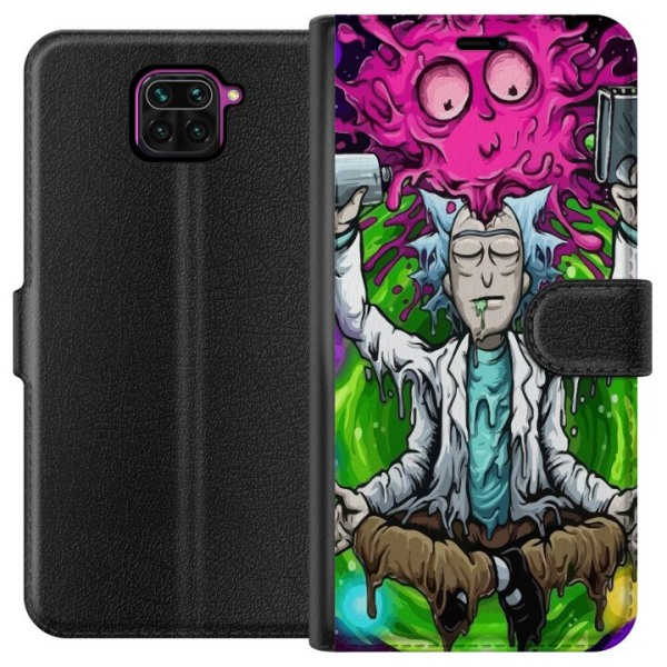 Xiaomi Redmi Note 9 Plånboksfodral Rick and Morty