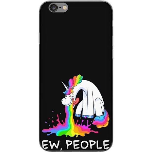 Apple iPhone 6 Plus Gennemsigtig cover EW People Unicorn