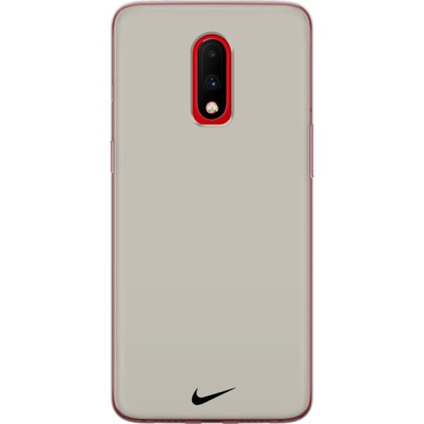 OnePlus 7 Läpinäkyvä kuori Nike