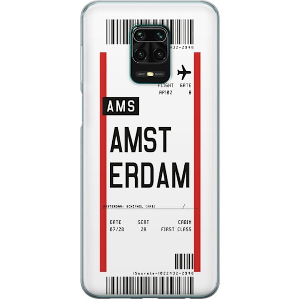 Xiaomi Redmi Note 9 Pro Gjennomsiktig deksel Amsterdam