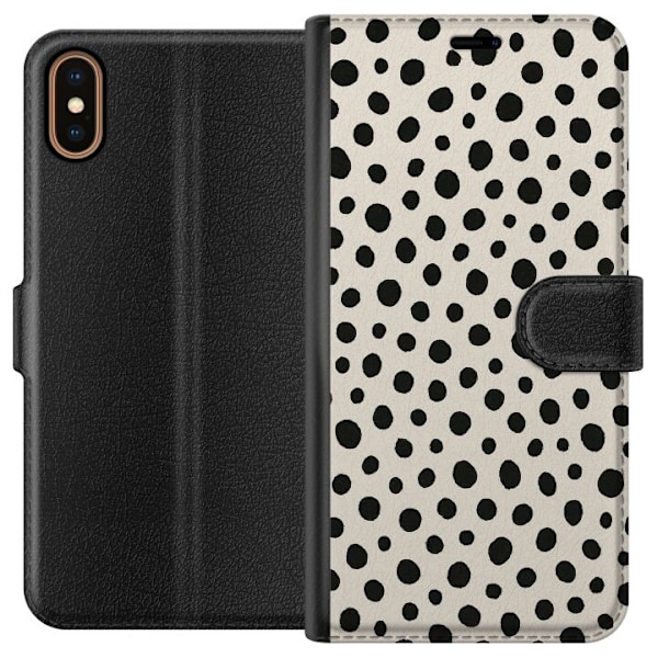 Apple iPhone X Plånboksfodral Dot Dance