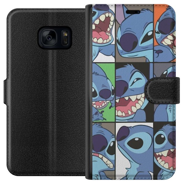 Samsung Galaxy S7 Lompakkokotelo Stitch Ram