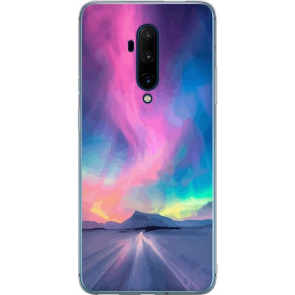 OnePlus 7T Pro Läpinäkyvä kuori Revontuli