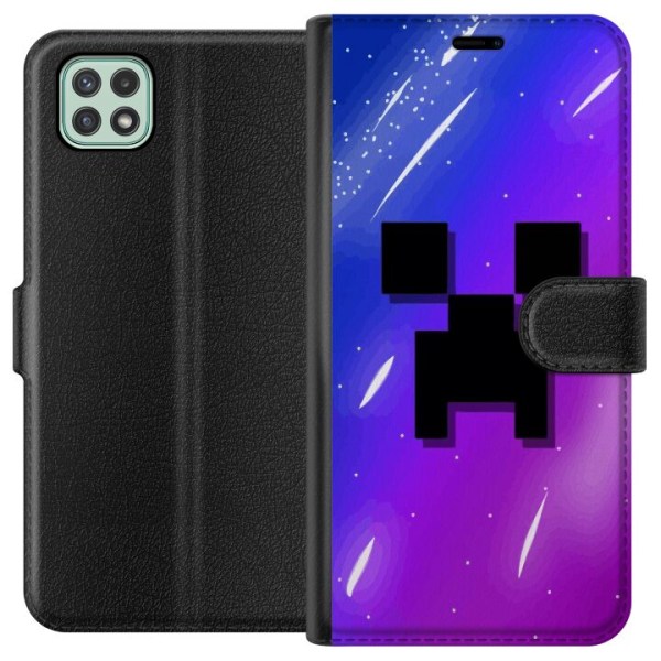 Samsung Galaxy A22 5G Plånboksfodral Minecraft