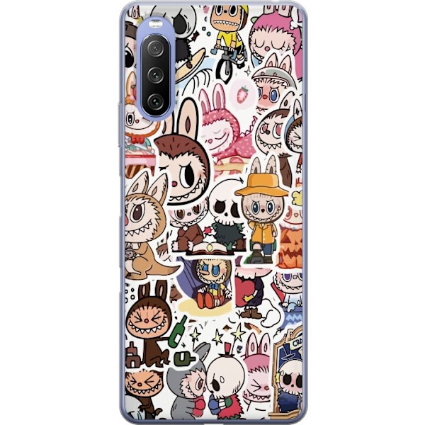 Sony Xperia 10 III Gennemsigtig cover Labubu All-Stars – POP