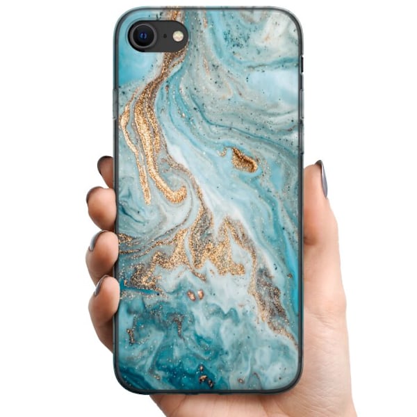 Apple iPhone 8 TPU Mobilcover Magisk Marmor