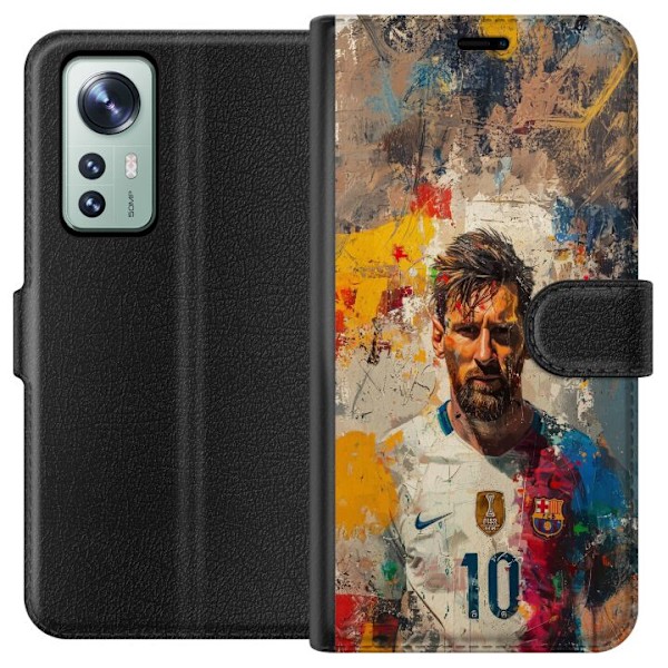 Xiaomi 12 Plånboksfodral Messi Art