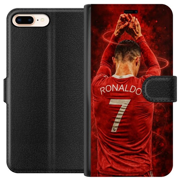 Apple iPhone 8 Plus Lompakkokotelo Ronaldo