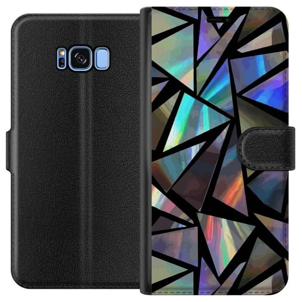 Kompatibelt Plånboksfodral till Samsung Galaxy S8 3D Reflektion