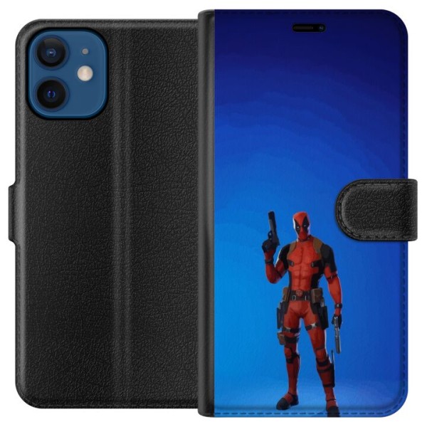 Apple iPhone 12 mini Plånboksfodral Fortnite - Spider-Man