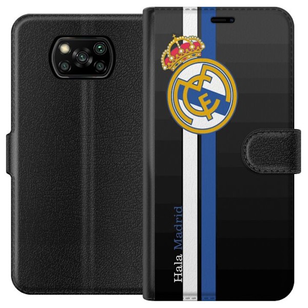 Xiaomi Poco X3 NFC Tegnebogsetui Real Madrid