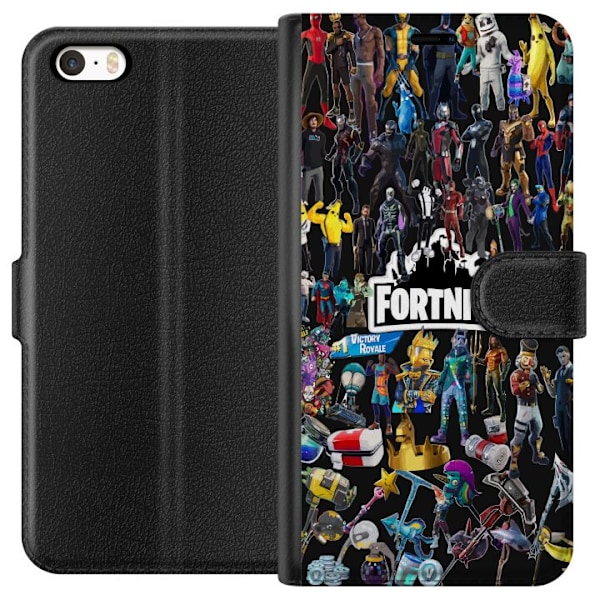 Apple iPhone 5s Lompakkokotelo Fortnite